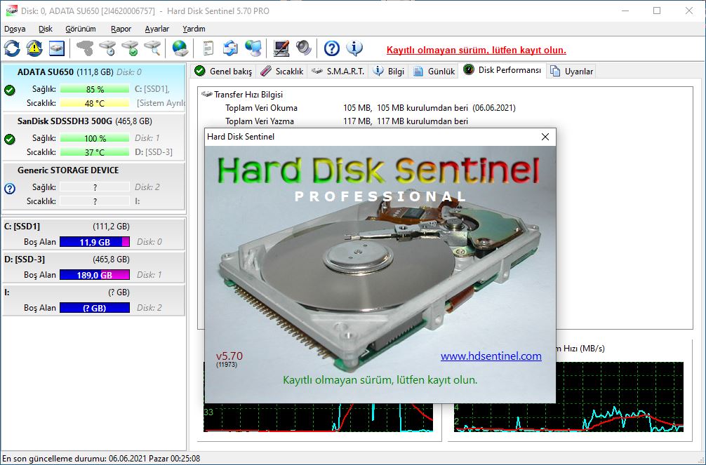 hard disk sentinel pro for windows 8